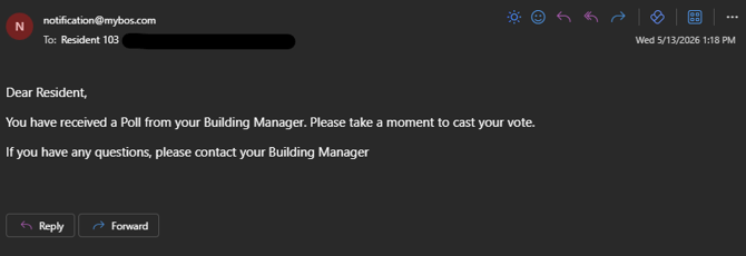 resident email of poll